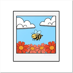 Bee Happy Posters and Art